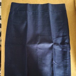 J. Crew Navy Blue Pencil Skirt